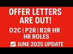 Accenture is Finally Sending Offer Letters in 2025! | O2C, P2P, R2R, HR etc. Roles Update