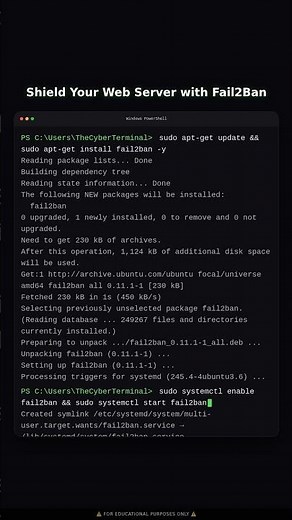 Securing a Web Server with fail2ban | Educational
