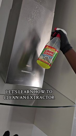 Extractor cleaning using Elbow Grease degreaser and Astonish minky! ✨ Shop online now at www.bristlesandboxes.co.za #Cleaning #Extractor #Degreaser #Minky #shoponline