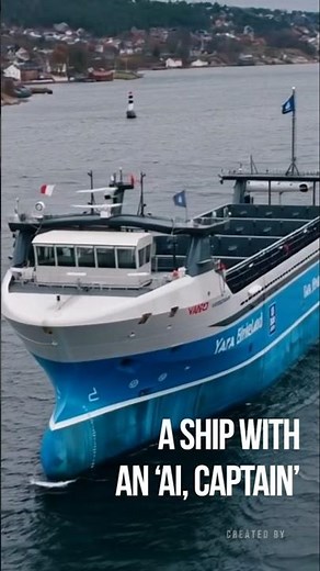 AI, captain! World's First Autonomous Electric Ship