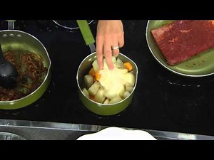 CooksEssentials 18-piece PorcelainEnamel Cookware Set w/DupontNonstic with Albany Irvin