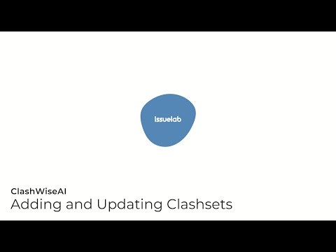 ClashWiseAI - Creating and Updating Clashsets