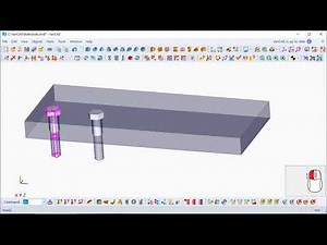 VariCAD – Multiple Solids Insertion or Copying with Boolean Operations