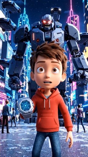 The Boy Who Controlled Time ⏳🤖 | 3D Cartoon Animation