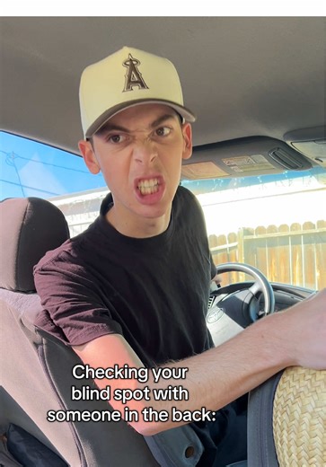 Lookin a little TOO good 😏 #drive #car #blindspot #pov #fyp | blind spots in a car