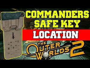 How To Get The Commander's Safe Key - The Outer Worlds 2