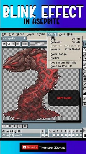 How to Create a PRO Blinking Effect in Aseprite