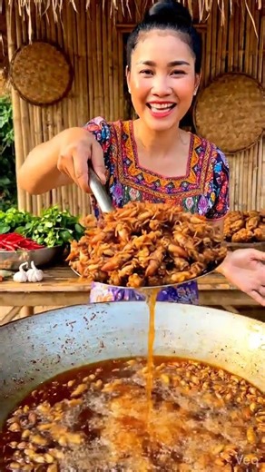 Cook in the Wilderness — Relaxing Forest Cooking ASMR #food #shorts