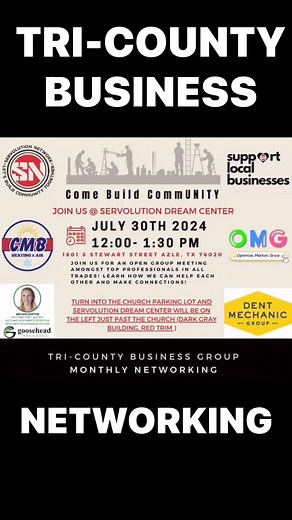 1.1K views · 13 reactions | The Tri-County Business networking event was AWESOME. Did you come? TAG your bizz — Click here for next one https://facebook.com/events/s/monthly-tri-county-business-ne/1687228025365312/#business #networkmarketing | Servolution Network | Facebook
