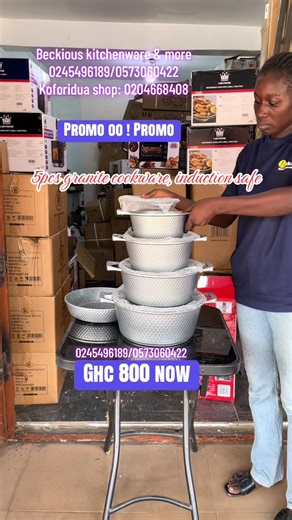 Affordable Granite Cookware Set Available in Accra and Koforidua
