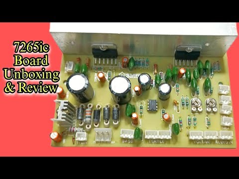 Tda 7265 Original IC audio Board||4.1Home theatre repair||7265ic board Review||PK ELECTRONICS