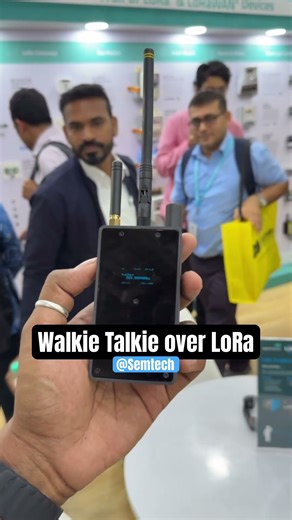 LoRa based Walkie Talkie 🤩🤩 #electronicaindia #semtech #Lora