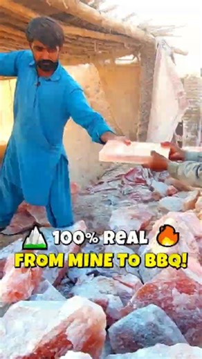 From Mountains to BBQ Grilles 🏔️🥩 The Art of Crafting Himalayan Salt Slabs ⚒️