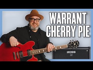 Learn to play Cherry Pie by Warrant • Guitar Lesson + Tutorial