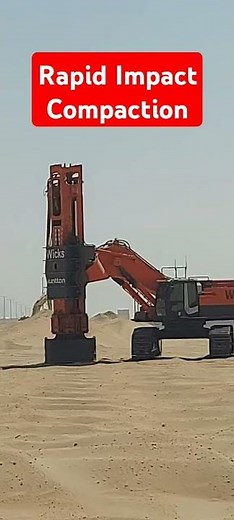 Soil Improvement thru Rapid Impact Compaction Method (RIC) #construction #buhayofw #soilcompaction