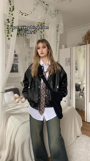 Styling a Black Leather Jacket with Cider Club | Leyla Tavas