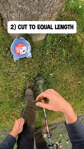 Nick on Instagram: "How to replace the cord in a line trimmer. #lawncare #howto #outdoorpowerequipment"