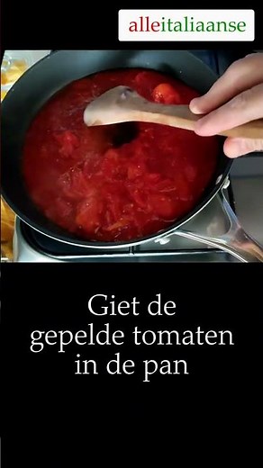 Italiaanse pastasaus 🍅 eenvoudig met San Marzano tomaten #pastasaus #tomatensaus #alleitaliaanse