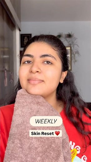 Weekly Skin Reset Routine✨ | #skincare #routinevlog #facialathomestepbystep