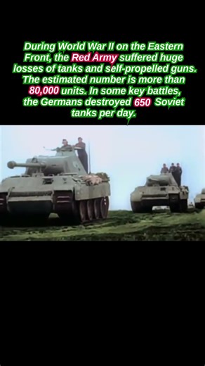 They lost more than 80,000 tanks to defeat the enemy #shorts #ww2