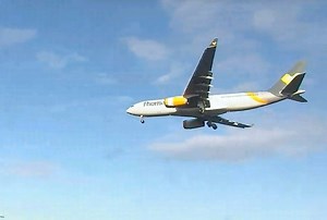 36K views · 593 reactions | Thomas Cook A330-200 (reg. G-MLJL) was the last aircraft of the fleet to land. Live: cam.airlive.net/man | AIRLIVE.net | Facebook