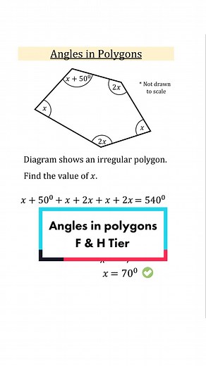 #fyp #math #polygon #angle #gcsemaths