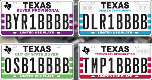 Texas paper license plates end July 1: What new car buyers need to know