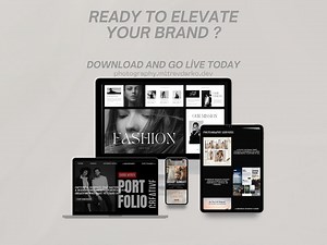 Modern HTML Portfolio Template for Photographers - Etsy UK