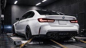 BMW M3 dyno test with loud exhaust upgrade