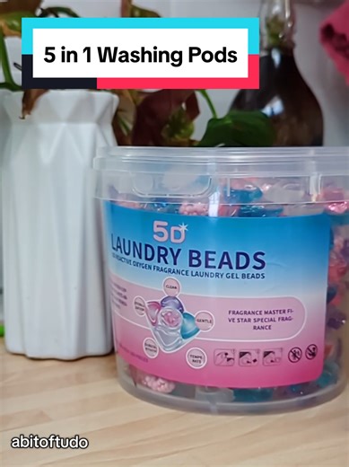 5 in 1 Washing Pods! #washingpods #washingbeads #washingmachinedetergent #laundrydetergent #tiktokmademebuyit