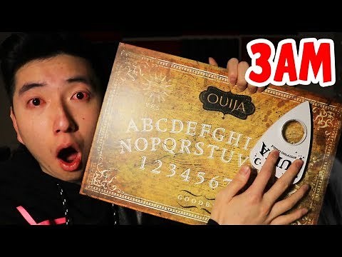 DO NOT PLAY THE OUIJA BOARD ALONE AT 3 AM! (GHOST)