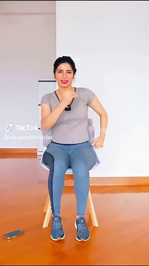 تحدي كارديو الكرسي مع سارة بوبفيت