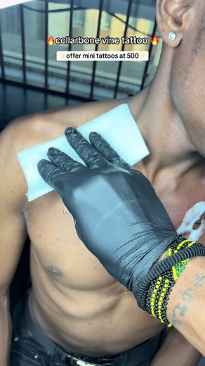 Collarbone Vine Tattoo Trends in Nairobi