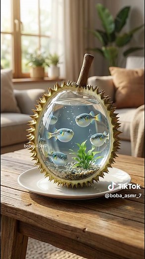 Relaxing ASMR Aquarium with Dragon Fruit & Durian