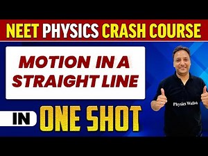 MOTION IN A STRAIGHT LINE in 1 Shot : All Concepts, Tricks & PYQs | NEET Crash Course | UMMEED