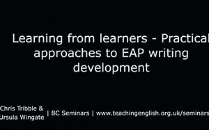 Practical approaches to EAP writing development提高EAP写作技能的有效方法_哔哩哔哩_bilibili