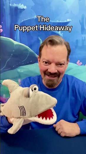 Puppet of the Day - Shark puppet made by Living Puppets - The Puppet Hideaway with Eric Thomsen