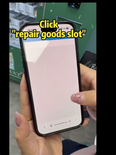 Instruction: if good slot shows error on screen what to do