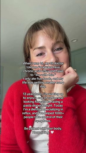 I healed my chronic acid reflux. Here's what changed everything. 👇