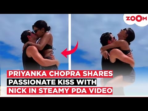 Priyanka Chopra shares STEAMY beach video with Nick Jonas; couple shares PASSIONATE kiss!
