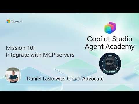 Integrate with MCP servers | Mission 10 | Agent Operative | Eric Frey, MBA