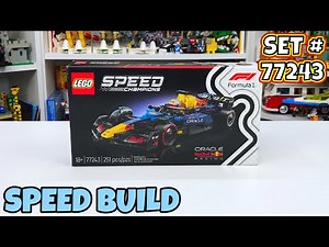 LEGO Speed Champions "Oracle Red Bull Racing RB20 F1 Race Car" Speed Build 🏎️ LEGO Set 77243