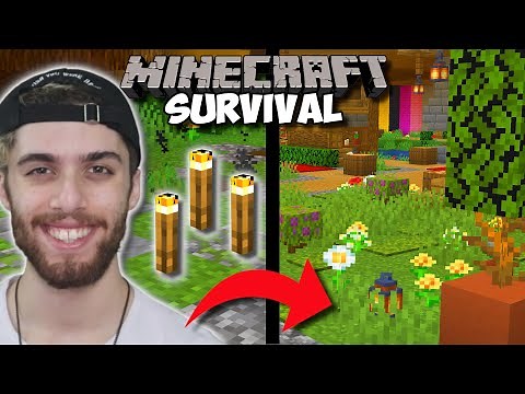 Best HIDDEN LIGHTING Tricks & Tips In Minecraft Survival!!! [Ep 249]