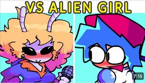 Friday Night Funkin' VS Alien Girl Lowercase Week |最好的外星人
