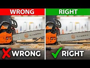 How to Properly Tension a Chainsaw Chain (The Right Way!)