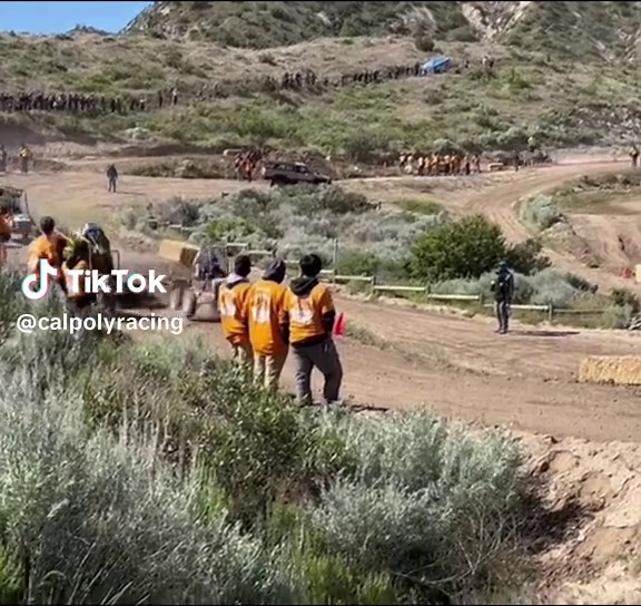 The result of getting 1st in maneuverability and 4th in acceleration 🤯 #f1 #f1tiktok #lewishamilton #calpoly #calpolyslo #calpolyracing #formulasae #bajasae