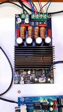 Class D Amplifier 315+315W Power Full sound Testing 24V Power Supply Se part 1 #soundtest