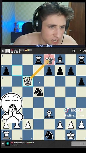 The Destroyer of Caro-Kann has been ANGERED! 😡 #foryou #fyp #chess #chesstok #chesscom #viral #funny #boardgames #rage