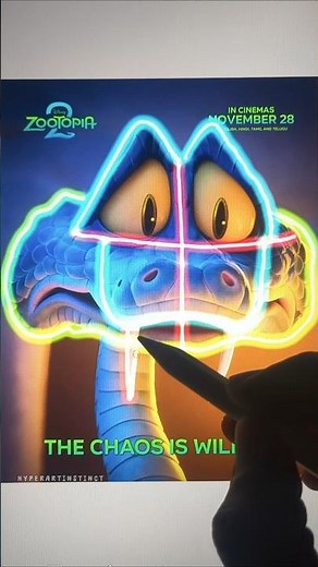 How to Draw Gary De'Snake 💖🐍 #art #drawing #zootopia2 #disney