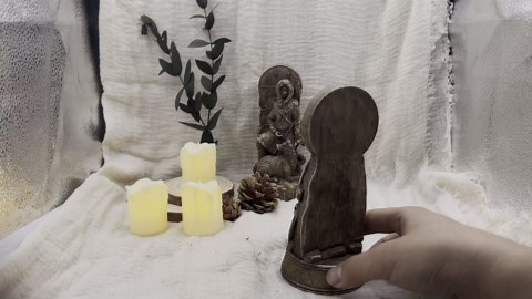 Hel Statue Death Goddess，Scandinavian Pantheon Viking Pagan asatru Heathen god and Goddess Norse Gods Altar Mythology Queen of The Underworld(Hel)